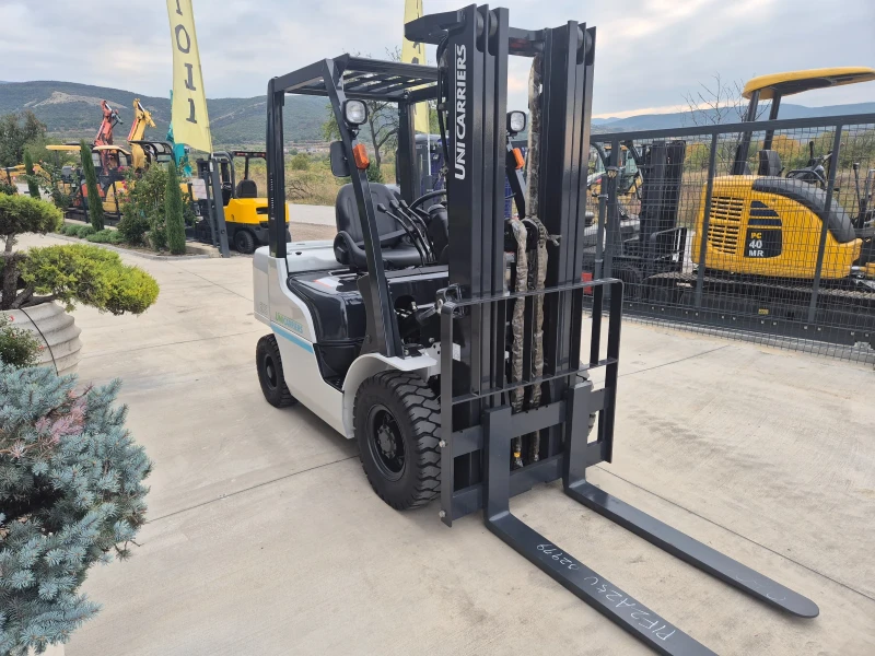 Мотокар Nissan UniCarriers JAPAN / ТРИПЛЕКС+ СВОБОДЕН ХОД, снимка 7 - Индустриална техника - 52043497