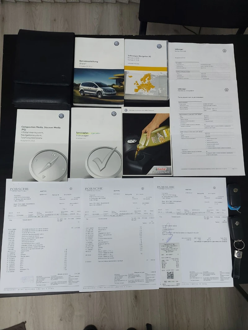 VW Sharan 2.0 TDI* 184 к.с.* R-Line* 4 MOTION* АВТОМАТ* 6+ 1, снимка 16 - Автомобили и джипове - 52965524