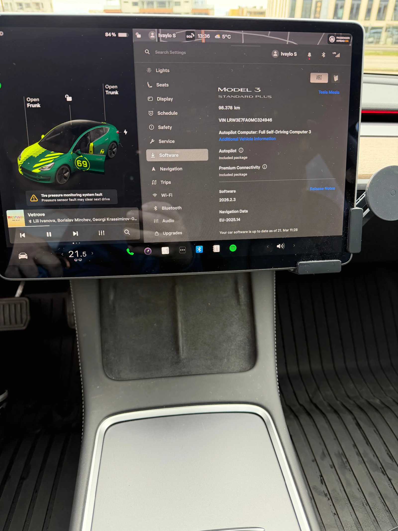 Tesla Model 3 Facelift Термопомпа, снимка 15 - Автомобили и джипове - 53925405