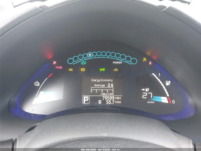 Nissan Leaf  КОЖЕН САЛОН - ПОДГРЕВИ, снимка 8 - Автомобили и джипове - 56614000