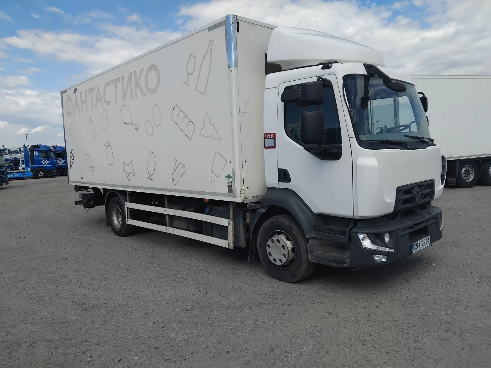 Renault D D16 с Падащ борд , снимка 7 - Камиони - 56246981