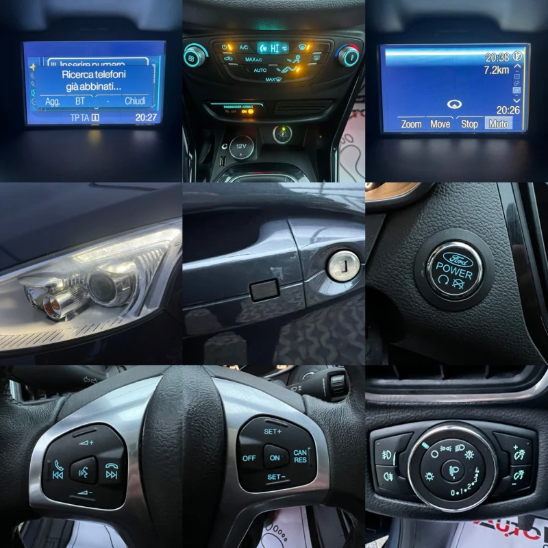 Ford B-Max 1.4i-90кс= ФАБРИЧНА ГАЗ= NAVI= KEYLESS= LED= 174хи, снимка 17 - Автомобили и джипове - 43121304