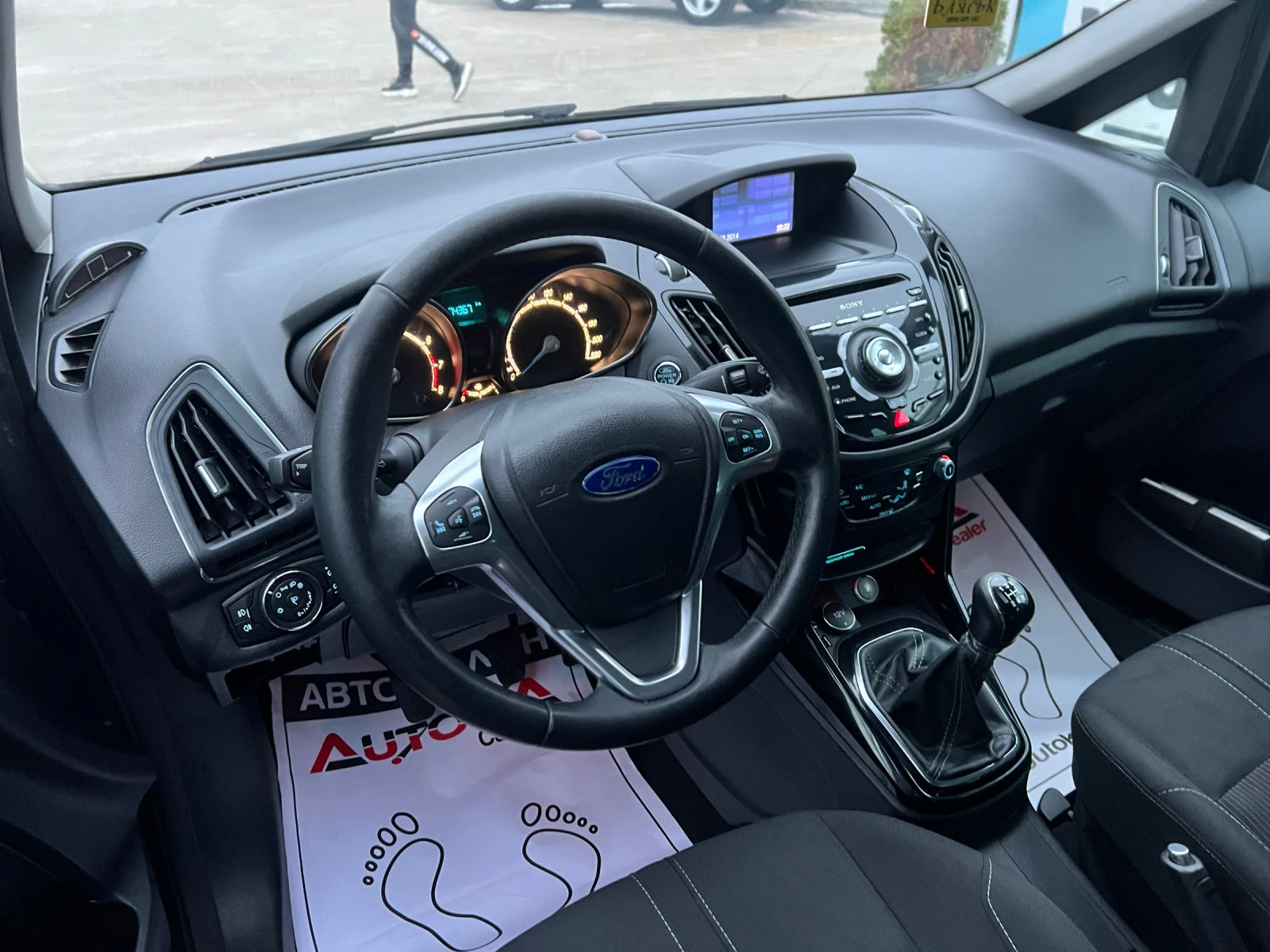 Ford B-Max 1.4i-90кс= ФАБРИЧНА ГАЗ= NAVI= KEYLESS= LED= 174хи - изображение 8