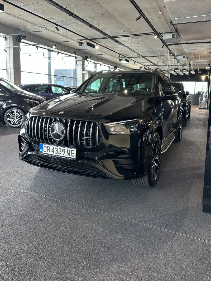 Mercedes-Benz GLE 53 4MATIC + PREMIUM PLUS/MASSAGE/NIGHT360/BURMESTER/PANORAMA, снимка 3 - Автомобили и джипове - 53089398