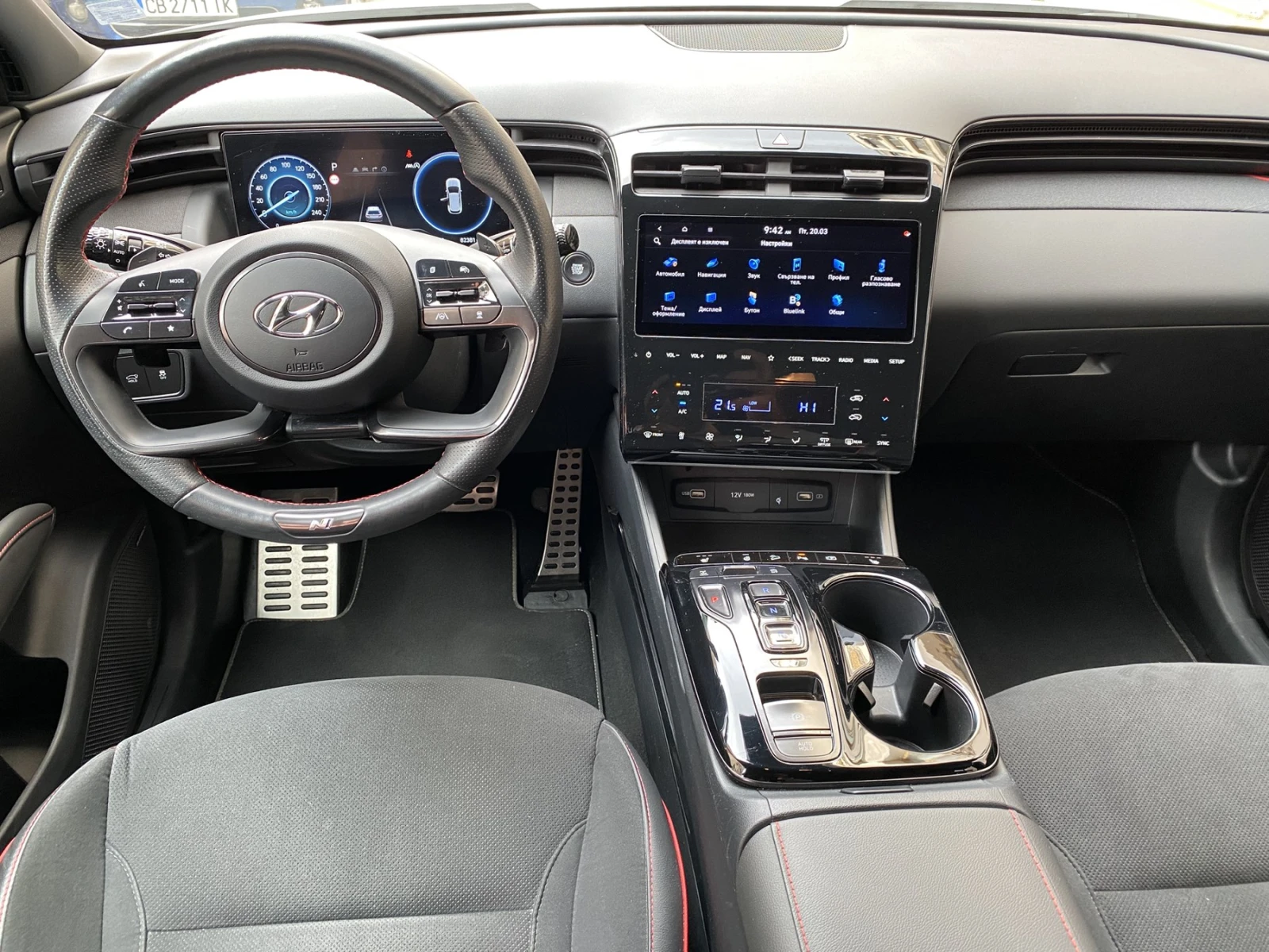 Hyundai Tucson 1.6 T-GDI /MHEV /N LineStyle/ 4x4/Гаранция 2027 , снимка 9 - Автомобили и джипове - 53728414