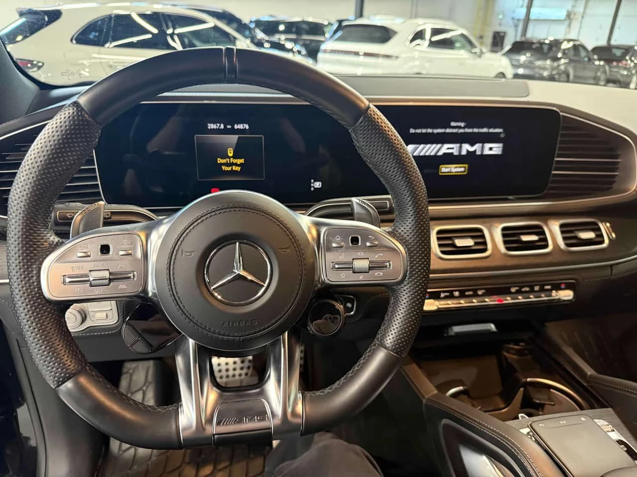 Mercedes-Benz GLE 63 S AMG BURMESTER/ОБДУХВАНЕ/ПАНОРАМА/360/HUD, снимка 9 - Автомобили и джипове - 54809069