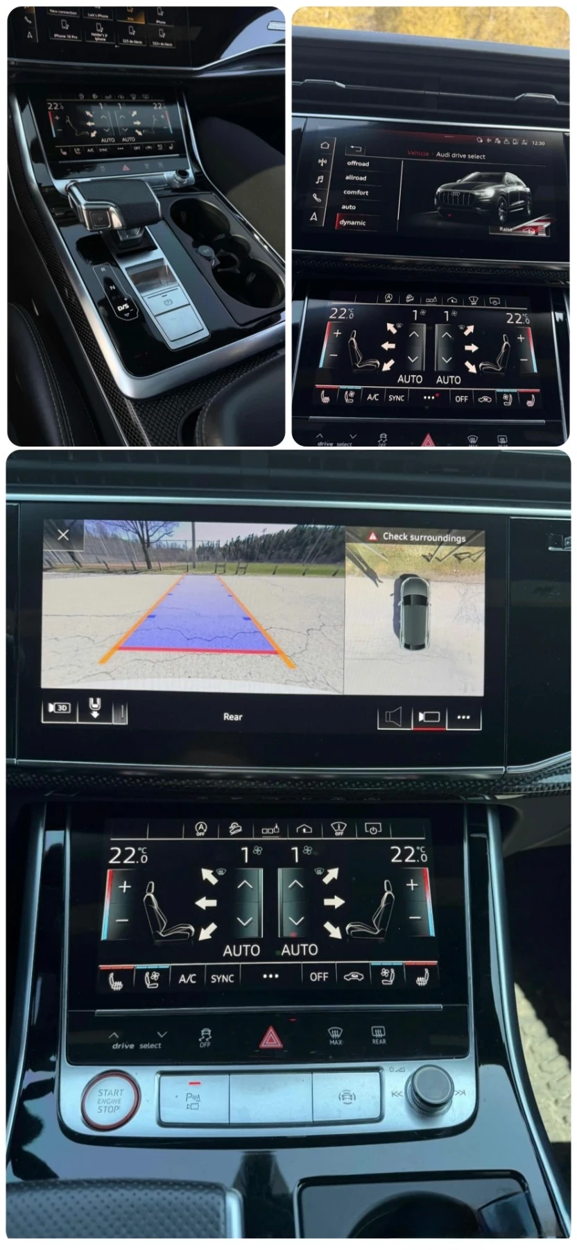 Audi SQ8 Pano#B&O#98km, снимка 8 - Автомобили и джипове - 56156275