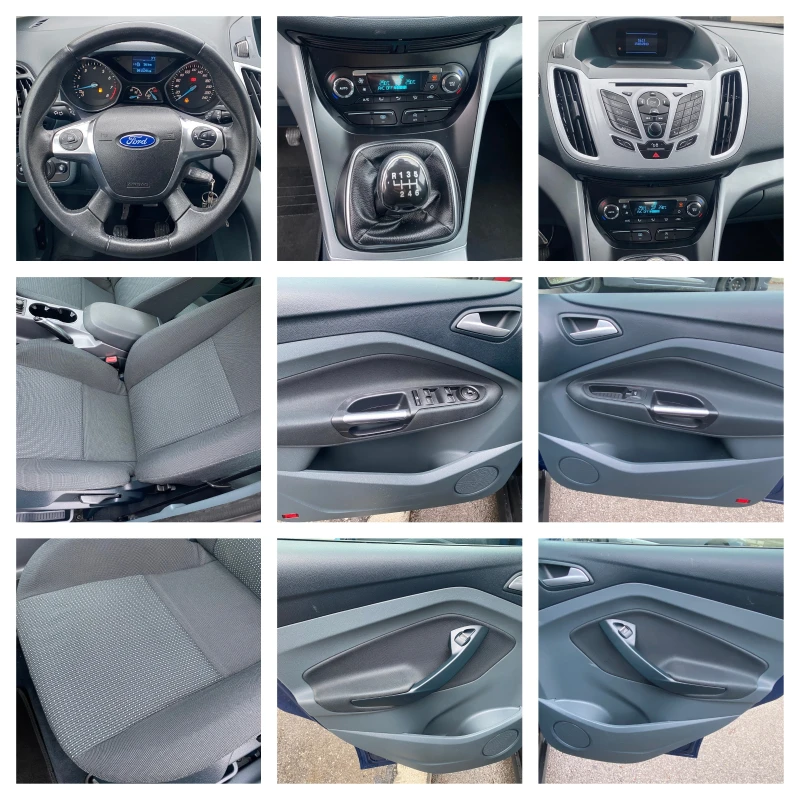 Ford C-max 1.0i-100k.s-91000km!!!2013g-EURO5B-6ск-КЛИМАТРОНИК, снимка 16 - Автомобили и джипове - 47985756