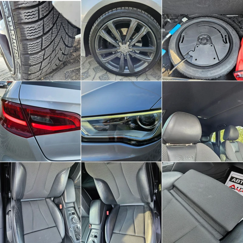 Audi A3 2.0TDI-184кс= S-Tronic= 3xS-line= FACE= QUATTRO, снимка 17 - Автомобили и джипове - 51289410