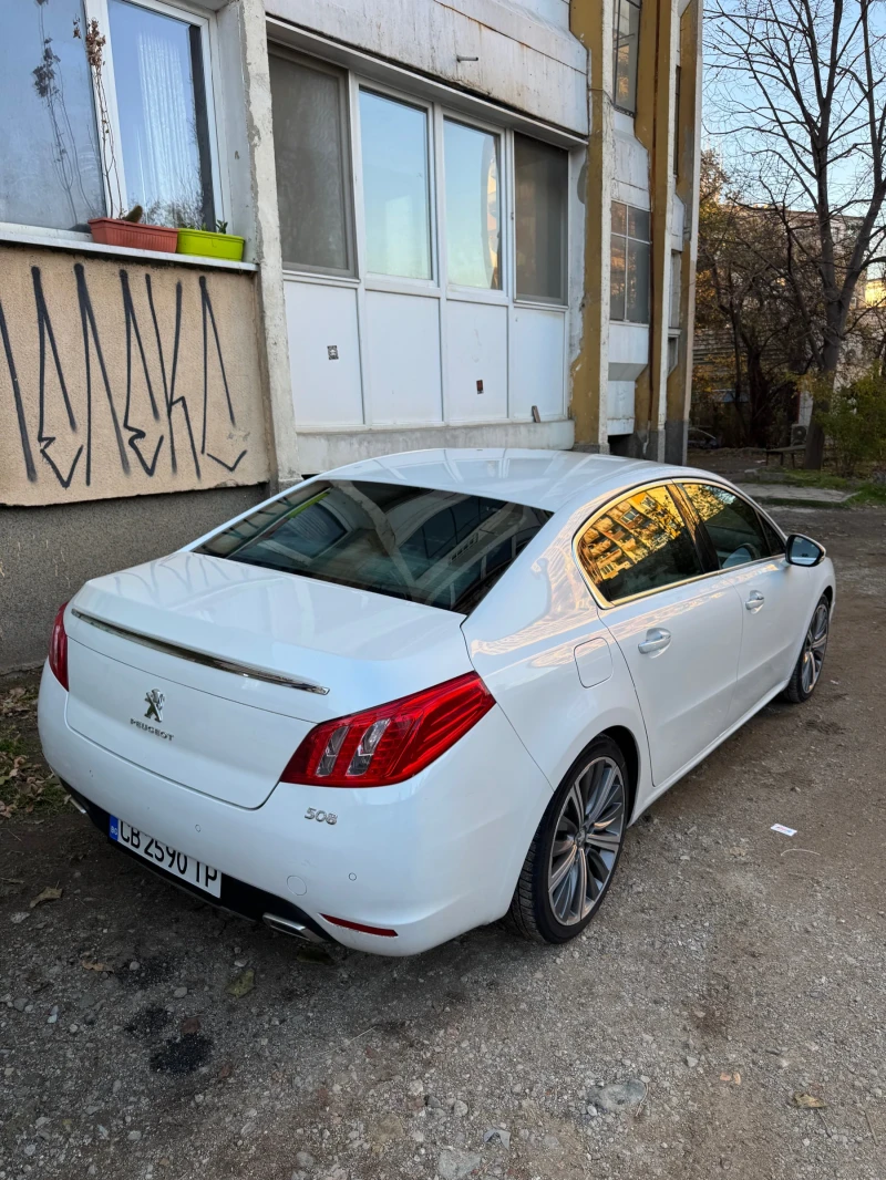 Peugeot 508 2.2HDI; ПОДГРЕВ; МАСАЖ; ПАМЕТ, снимка 4 - Автомобили и джипове - 53180229