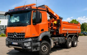 Mercedes-Benz Arocs 2643 6x4 Dreiseitenkipper mit Palfinger PK 18002 E, снимка 2