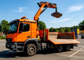 Mercedes-Benz Arocs 2643 6x4 Dreiseitenkipper mit Palfinger PK 18002 E, снимка 1