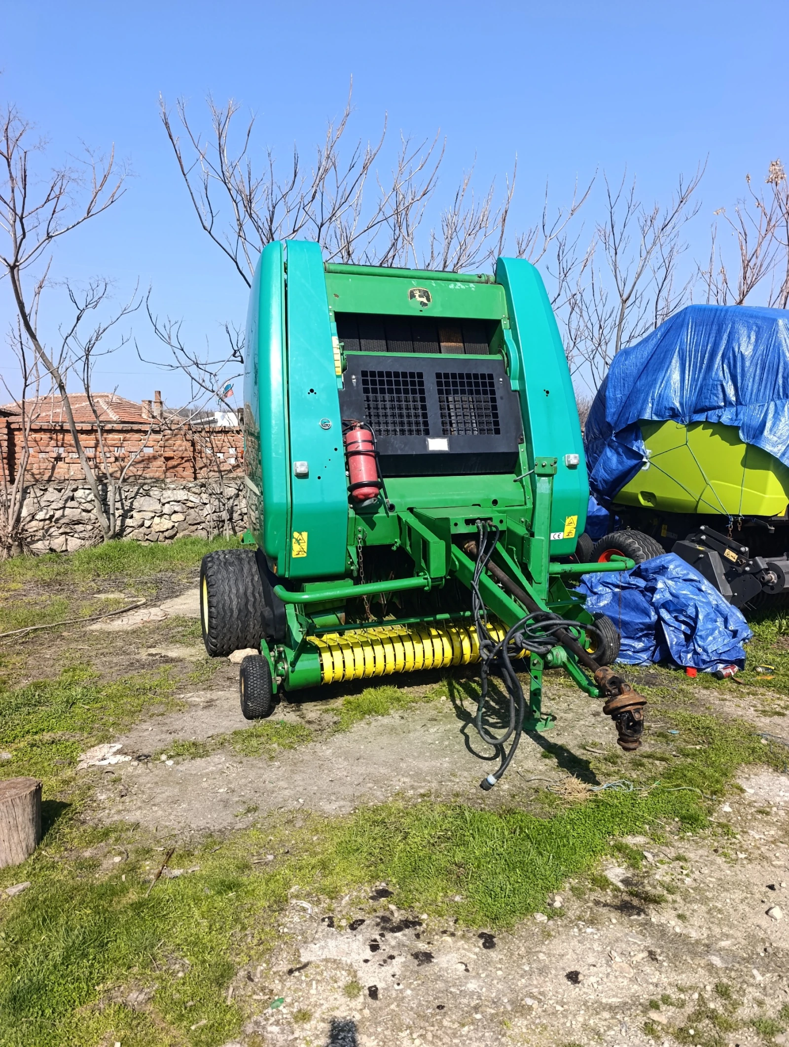 Балировачка John Deere 854 L Мрежа+ Сечка, снимка 2 - Селскостопанска техника - 53786169