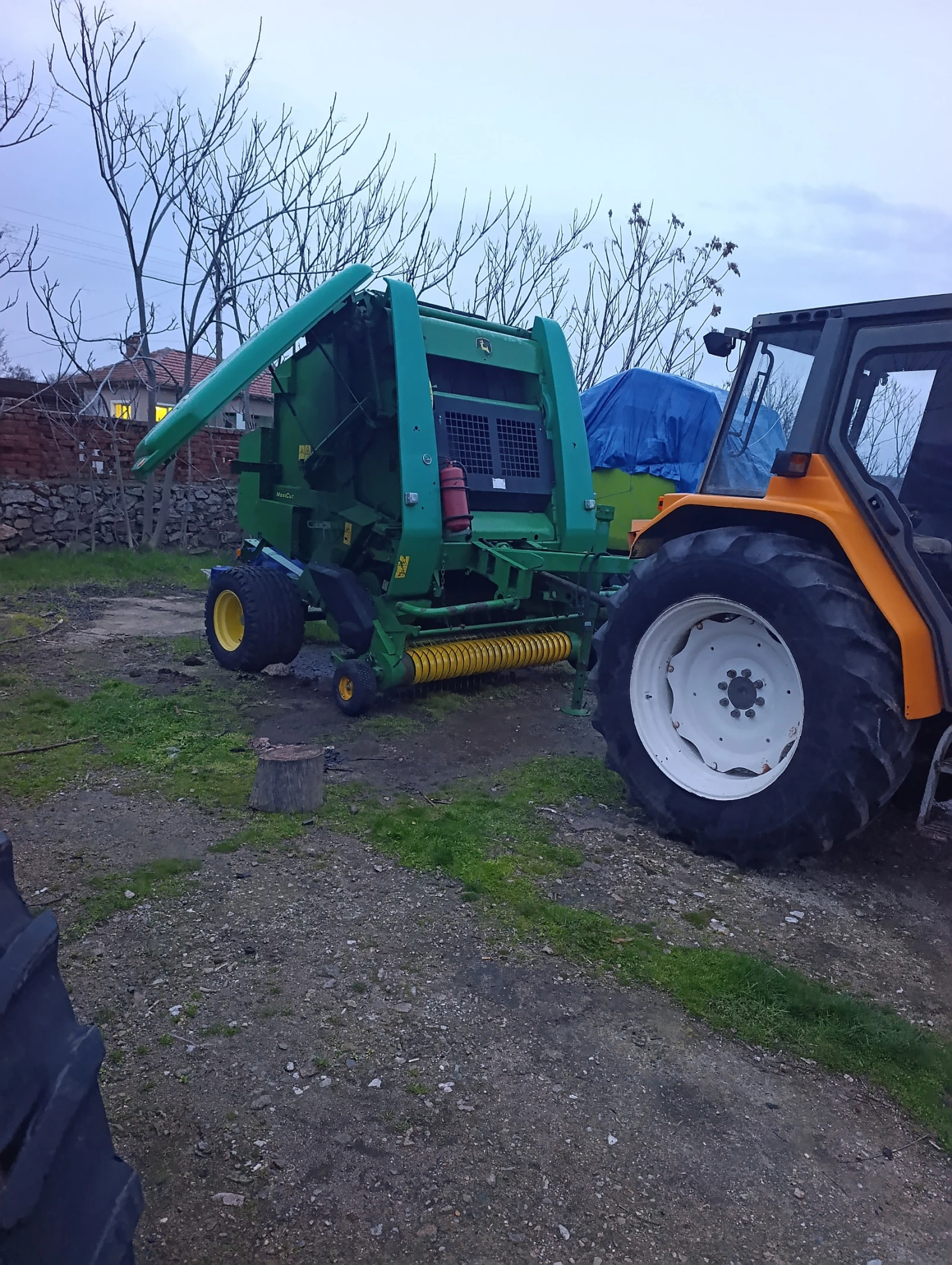 Балировачка John Deere 854 L Мрежа+ Сечка, снимка 6 - Селскостопанска техника - 53786169