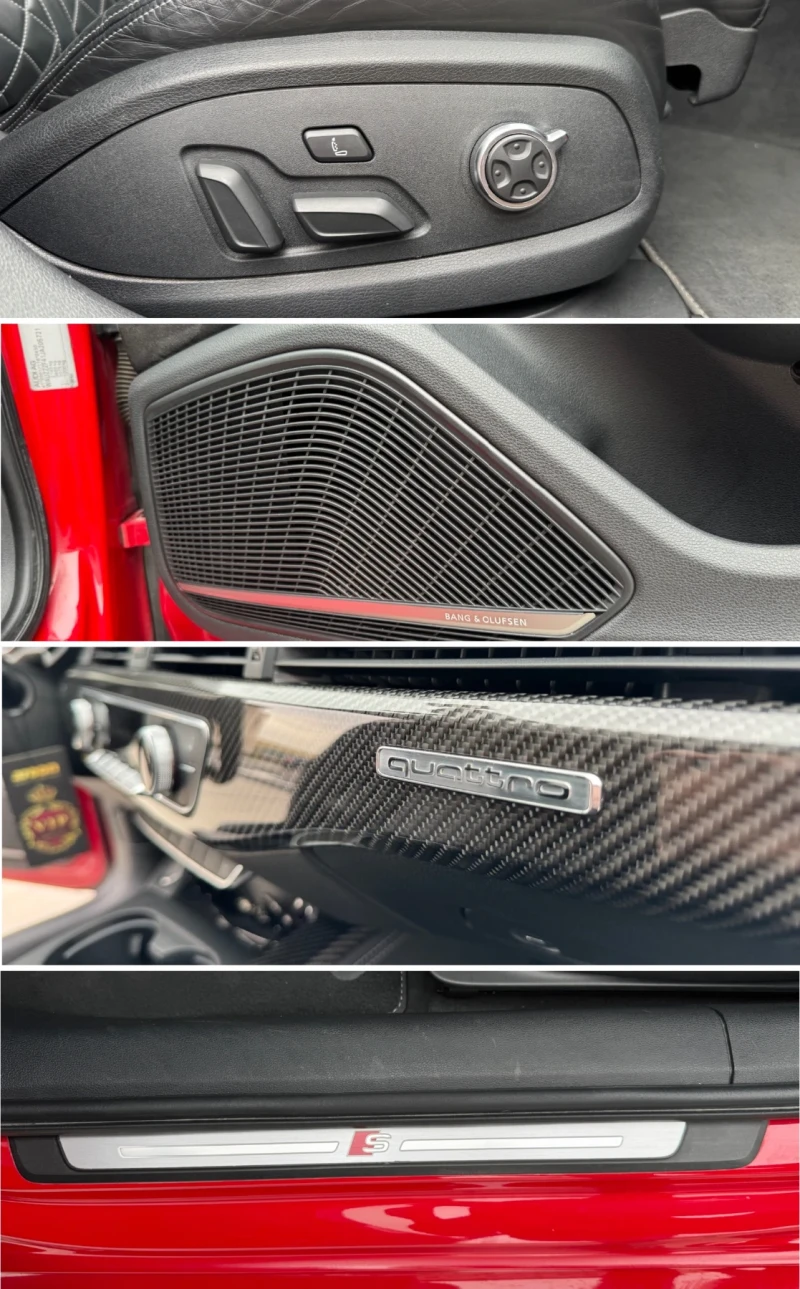 Audi A4 A4/S4 Quattro, B&O, Matrix, Carbon, Alcantara, снимка 15 - Автомобили и джипове - 52753307