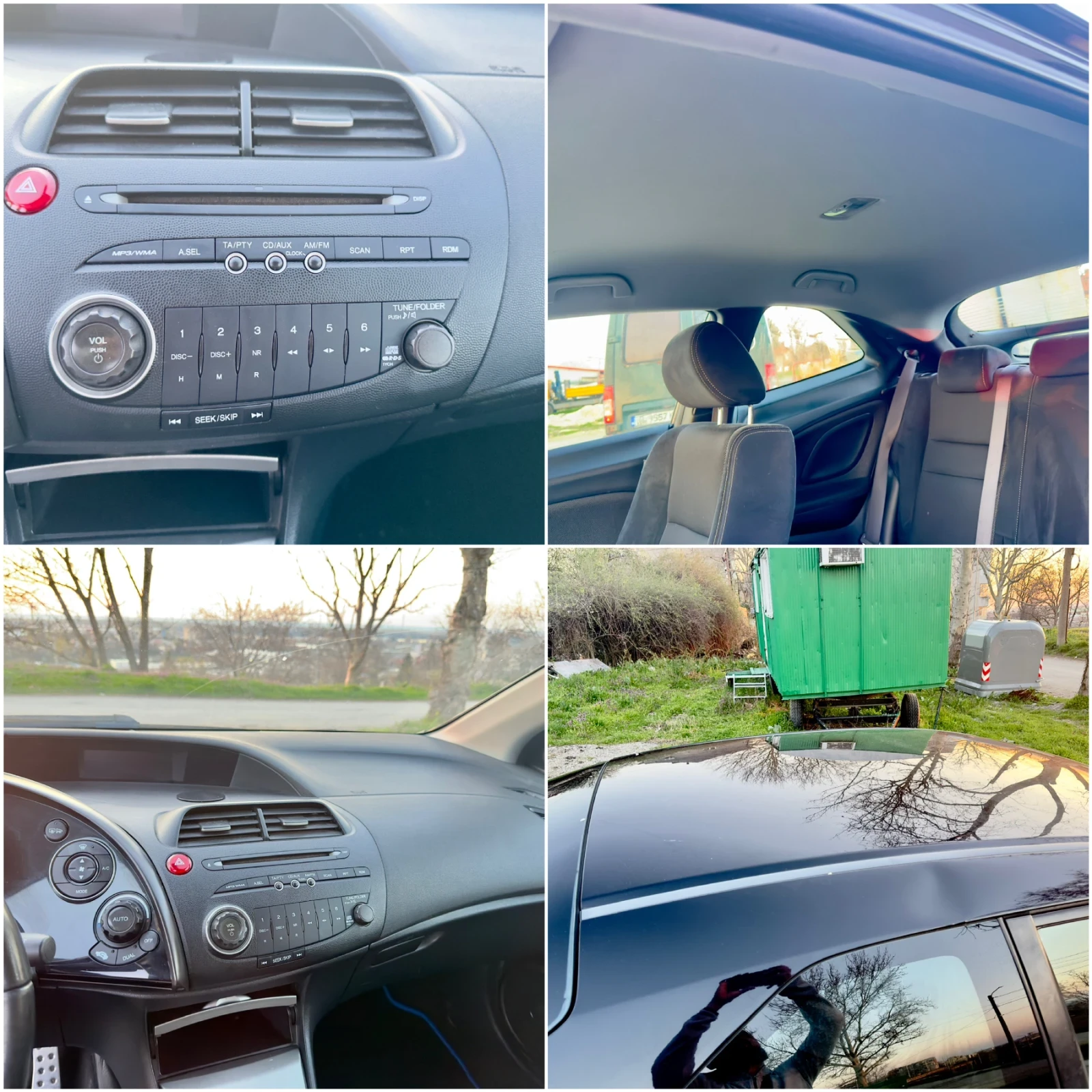 Honda Civic 2008 HONDA CIVIC 2.2 DIZEL 140 HP НОВ ВНОС ОТ ГЕРМ, снимка 14 - Автомобили и джипове - 54102301