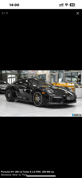 Porsche 911 TURBO S, снимка 4 - Автомобили и джипове - 44866942