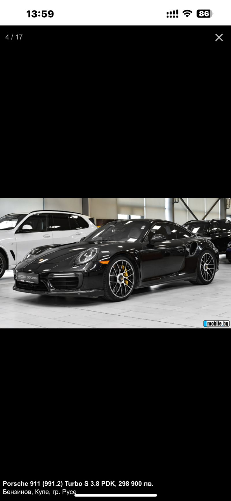 Porsche 911 TURBO S, снимка 6 - Автомобили и джипове - 44866942