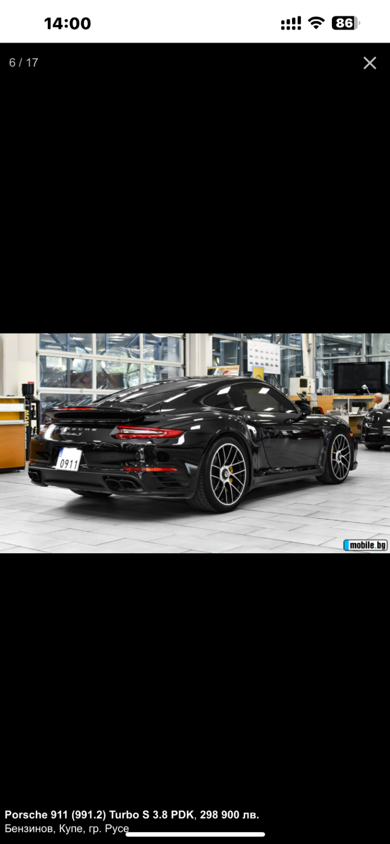 Porsche 911 TURBO S, снимка 7 - Автомобили и джипове - 45972633