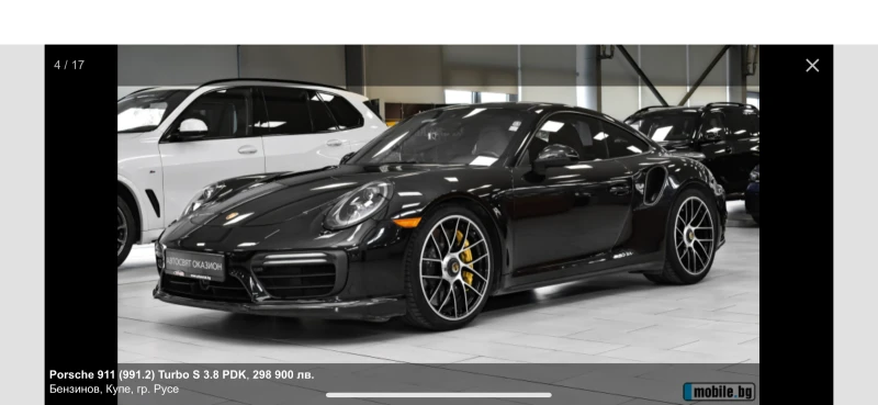 Porsche 911 TURBO S, снимка 5 - Автомобили и джипове - 48046432