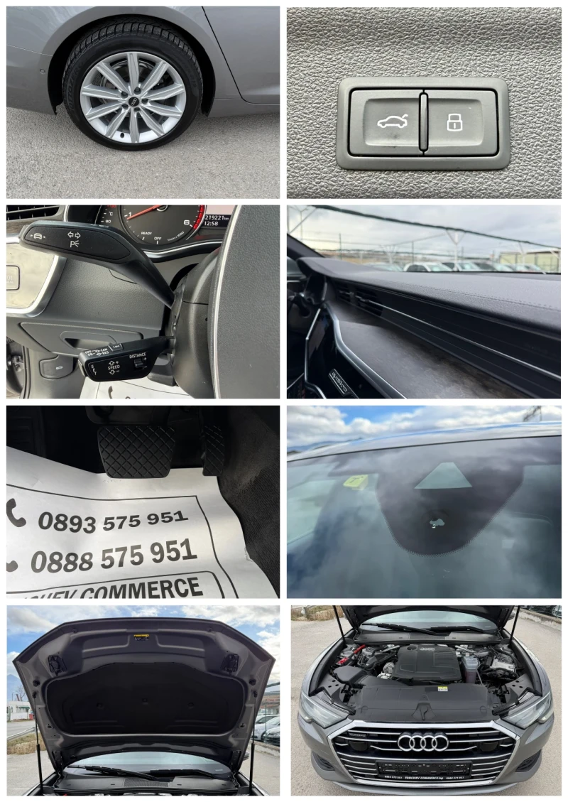 Audi A6 2.0-TDI-quattro-ПЪЛНА СЕРВИЗНА ОТ АУДИ-ПОДГРЕВ-НОВ, снимка 17 - Автомобили и джипове - 53007539