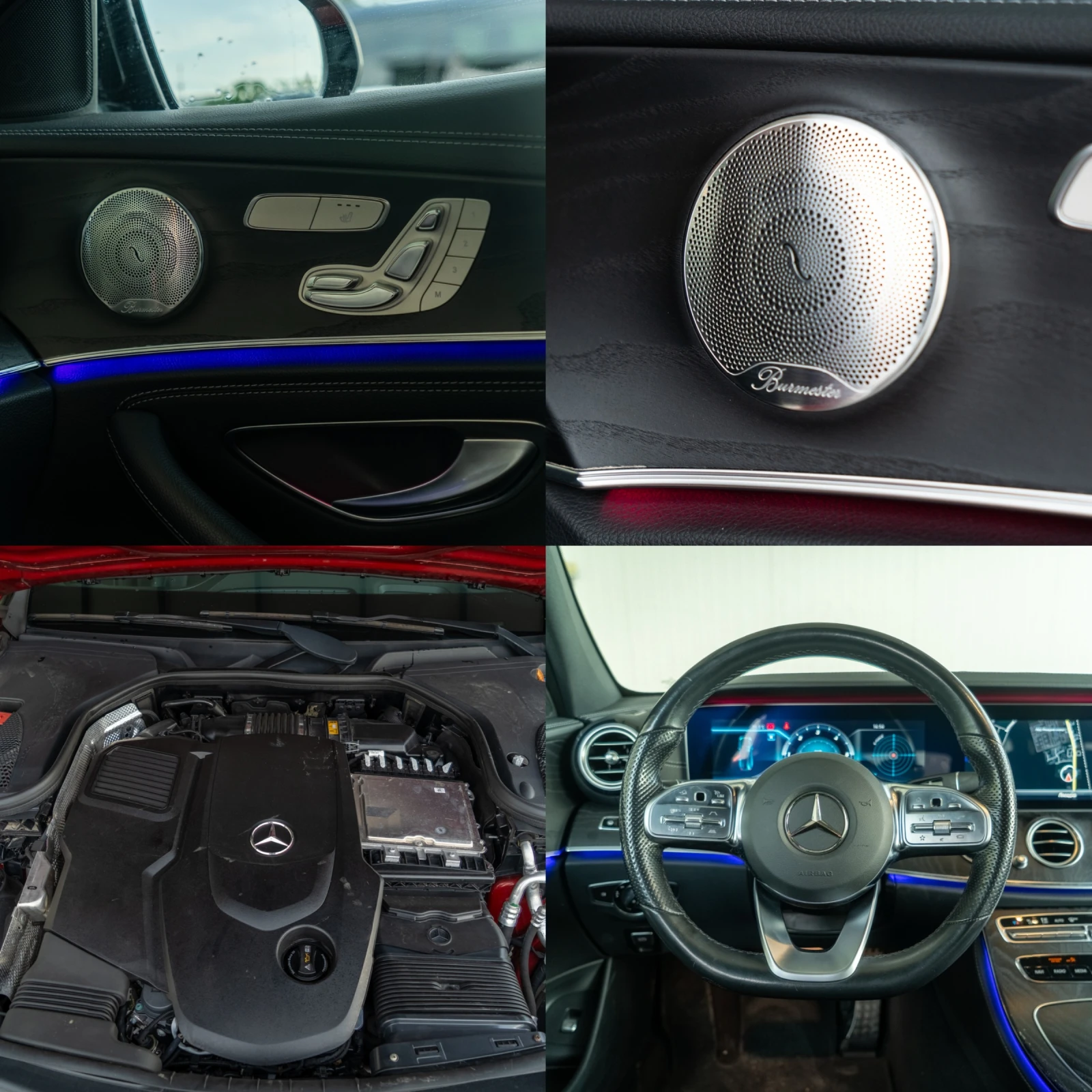 Mercedes-Benz E 400 D = V6 = MULTIBEAM = BURMASTER = FULL = ЛИЗИНГ, снимка 17 - Автомобили и джипове - 55816001