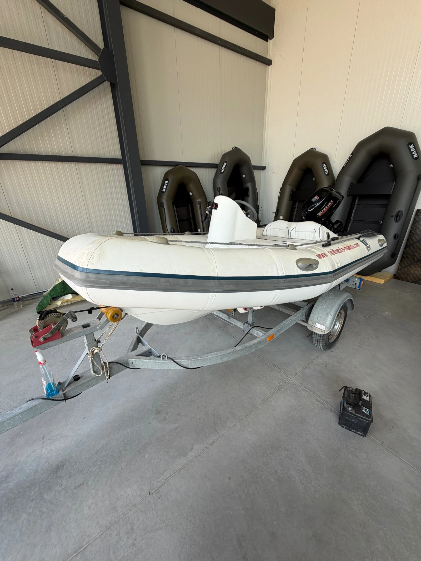 Надуваема лодка Собствено производство Tiger Marine ProTender 370, снимка 11 - Воден транспорт - 55318722