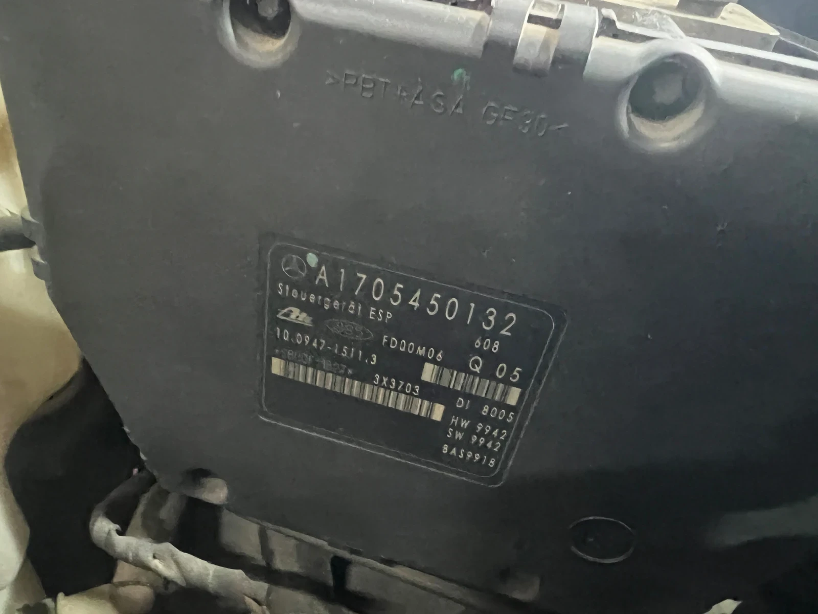 A0034317012 ABS ����� Mercedes SLK CLK A 003 431 70 12 A1705450132 Ate 10.0204-0197.4 A1705450132 | Mobile.bg � ����������� 3