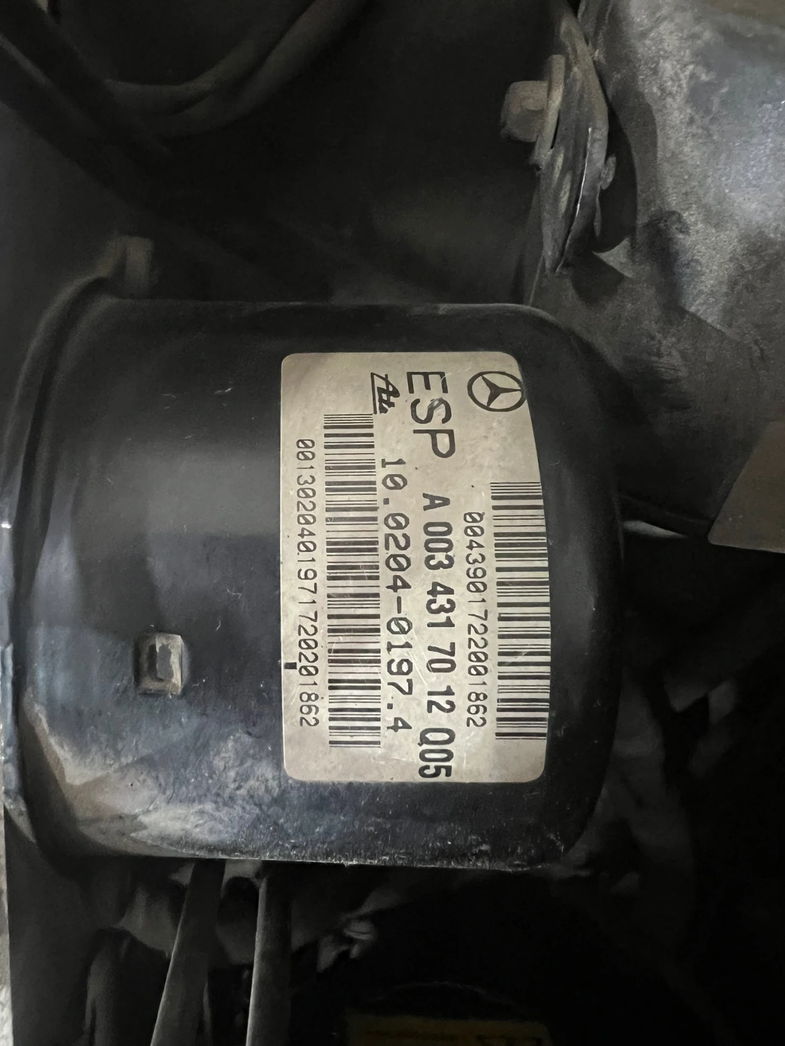 A0034317012 ABS ����� Mercedes SLK CLK A 003 431 70 12 A1705450132 Ate 10.0204-0197.4 A1705450132 | Mobile.bg � ����������� 2