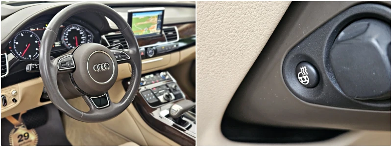 Audi A8 L/MATRIX/DISTR/PANO/CAMERA/BOSE/AMBIENT/NIGHT/LIZI, снимка 10 - Автомобили и джипове - 51748409