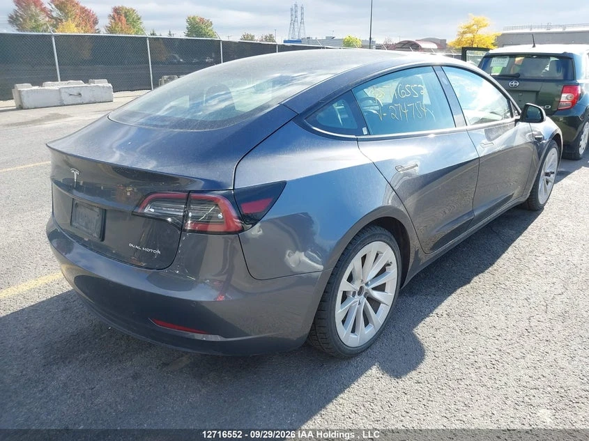 Tesla Model 3 Long Range AWD, снимка 4 - Автомобили и джипове - 56405105