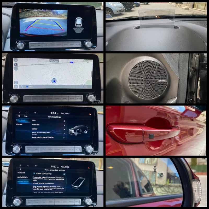 Hyundai Kona 64KWh/ Fashion / SOH100% , снимка 16 - Автомобили и джипове - 53448096