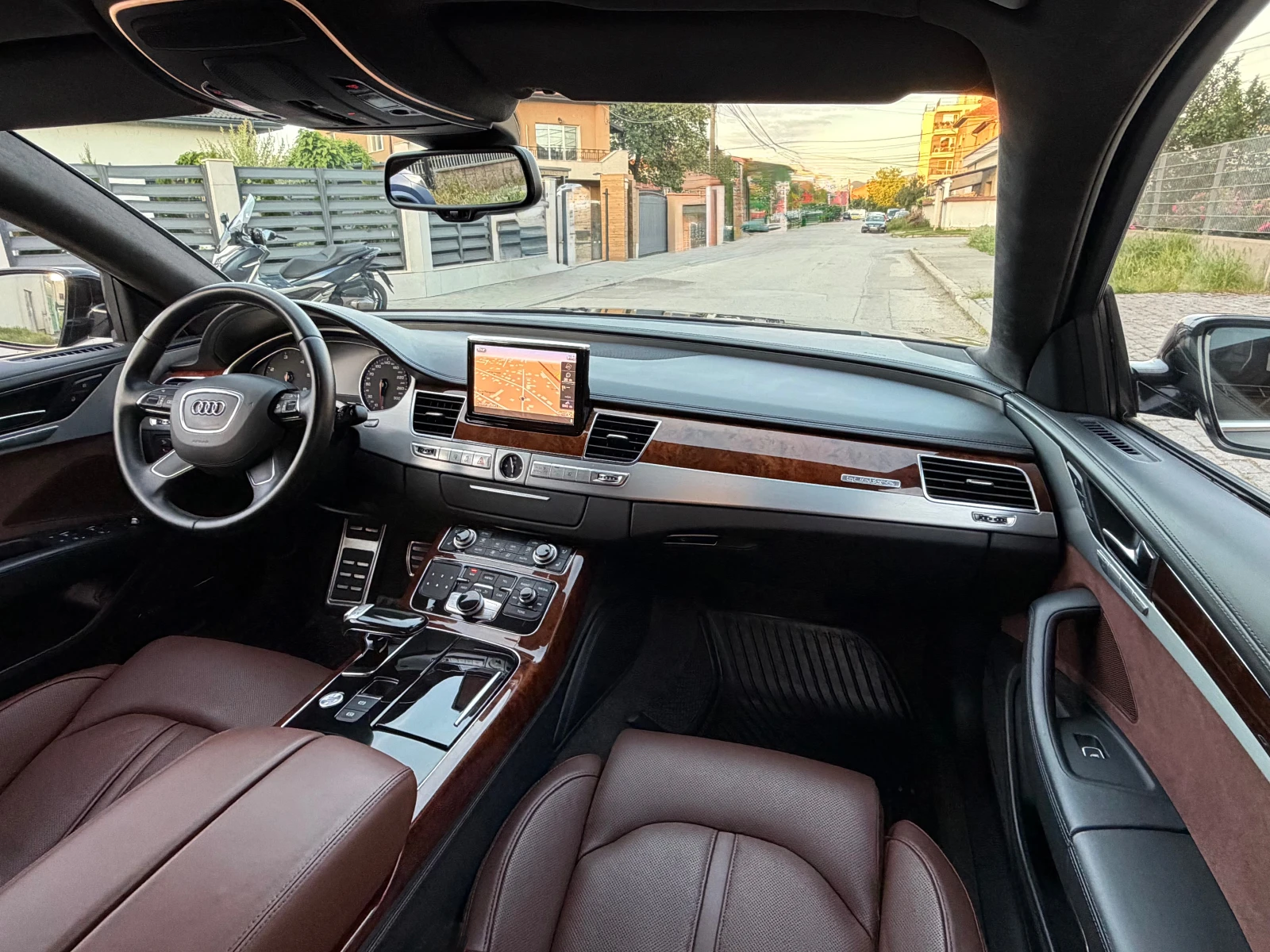 Audi A8 LONG-4.2TDI-3xTV-FULL LED-FULL, снимка 12 - Автомобили и джипове - 54715832