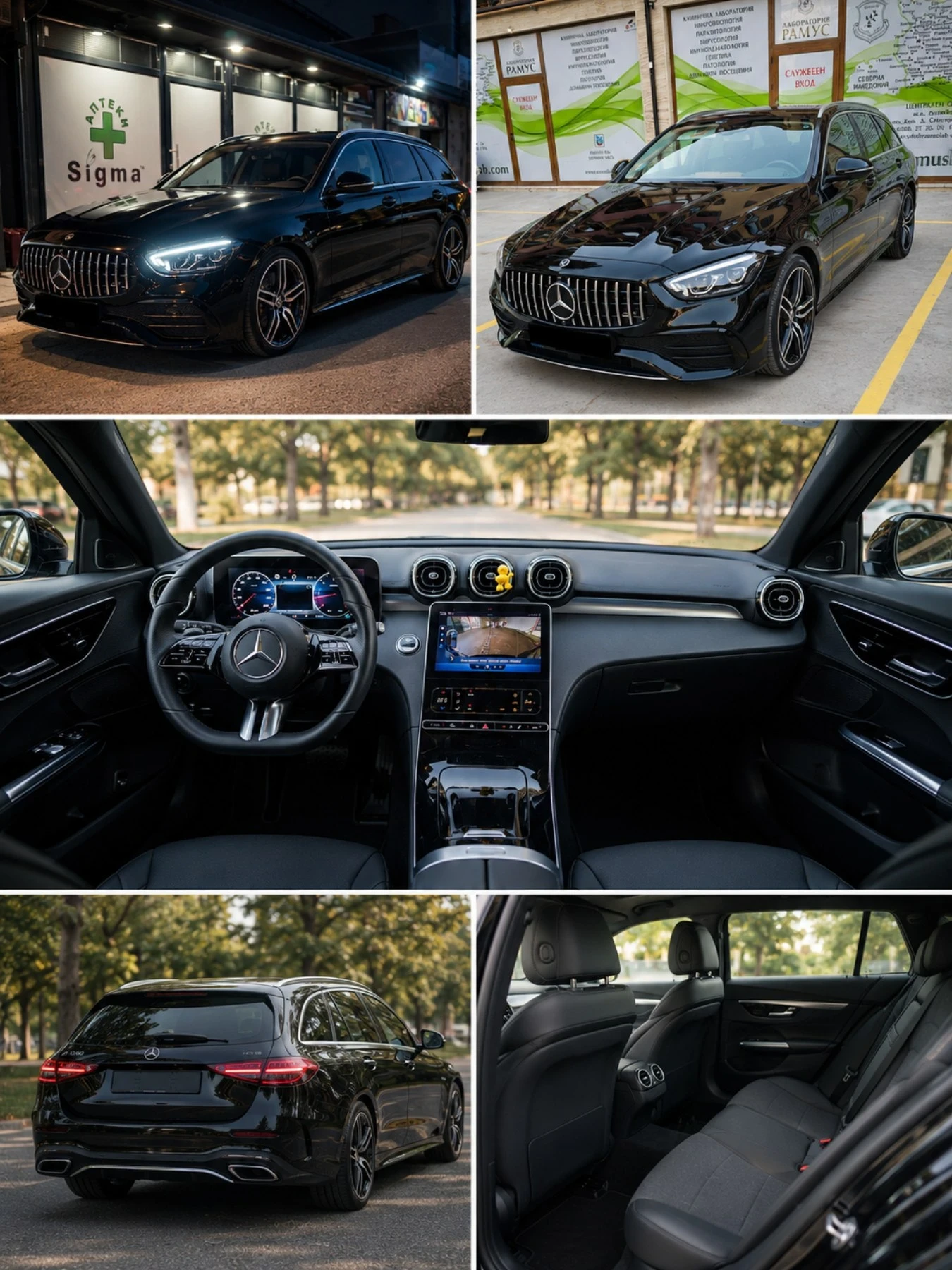 Mercedes-Benz C 200 9G Tronik midl hibrid УНИКАЛНА 40 000КМ , снимка 3 - Автомобили и джипове - 55163035