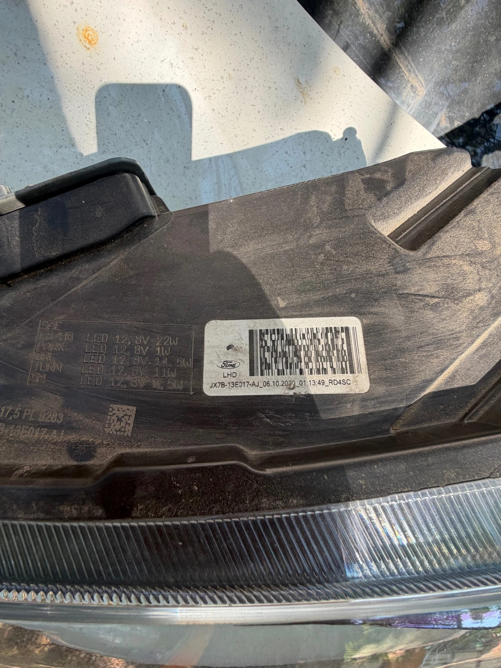 Ford Focus MK4 2020г ляв фар Full Led JX7B-13E017-AJ, снимка 5 - Части - 55102974