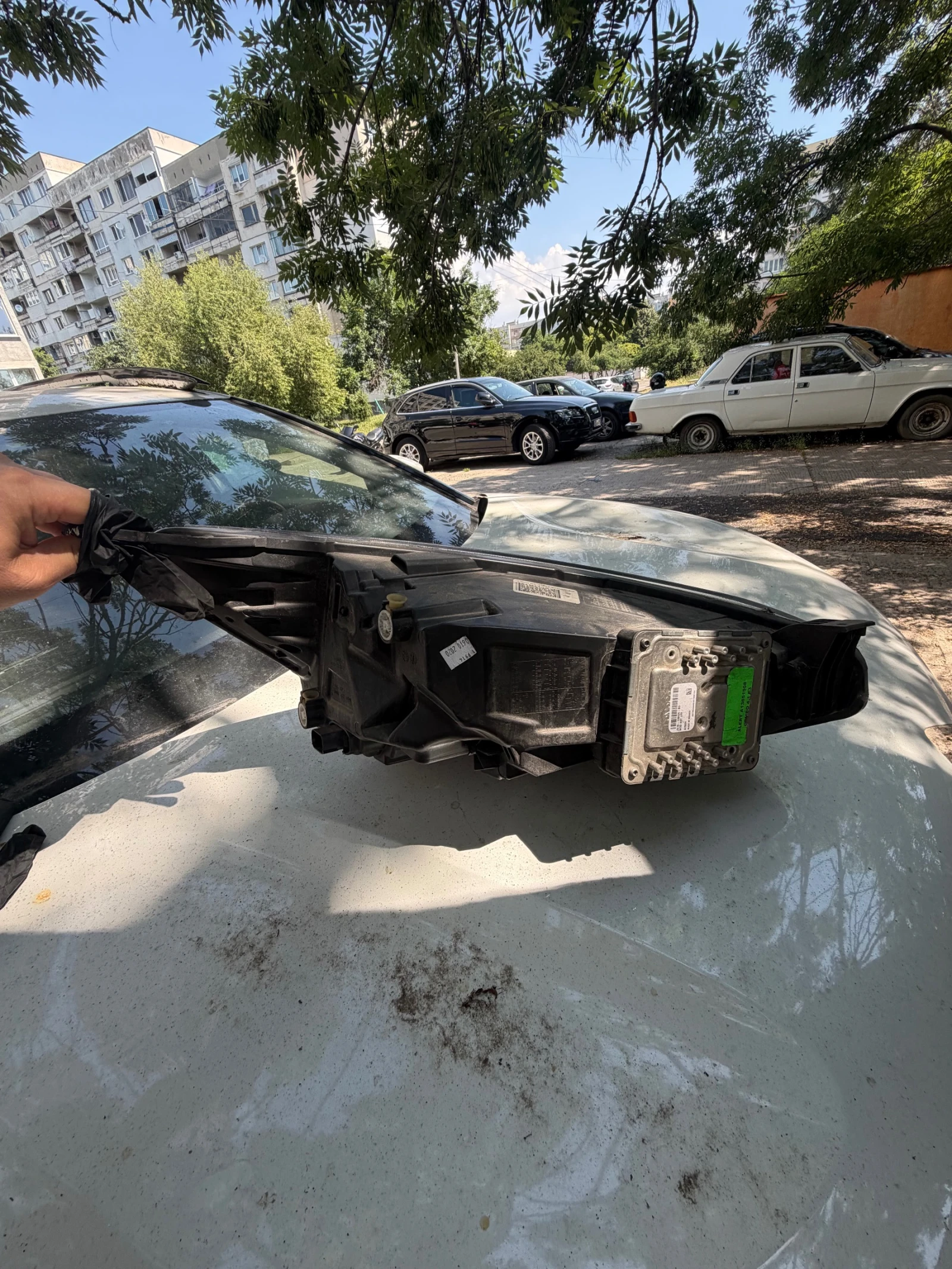 Ford Focus MK4 2020г ляв фар Full Led JX7B-13E017-AJ, снимка 3 - Части - 55102974