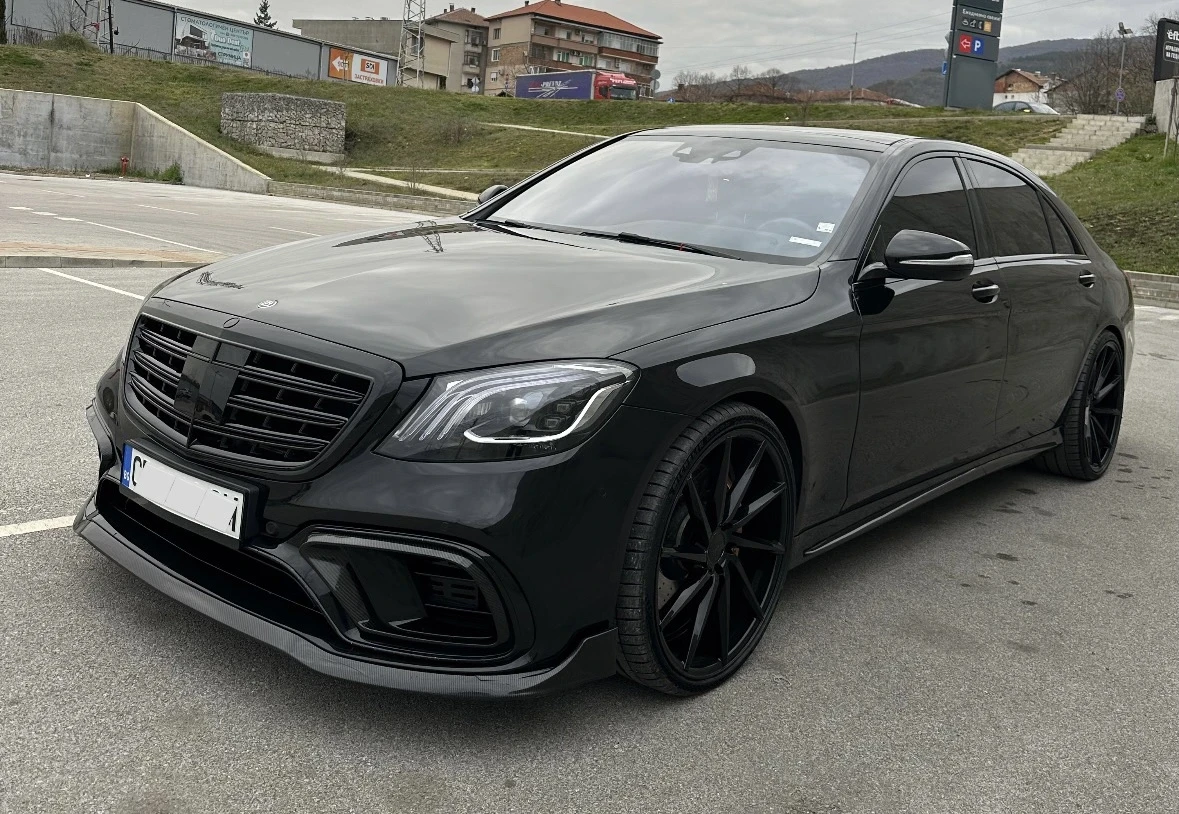 Mercedes-Benz S 350 LONG/BRABUS/ACTIVE SOUND/BURM/3хTV/CARBON PACK , снимка 4 - Автомобили и джипове - 54488257