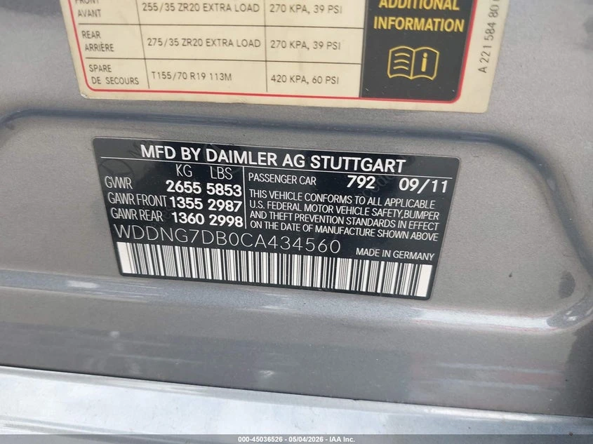 Mercedes-Benz S 550 4.6L V-8 DI, DOHC, VVT, TURBO, 429HP Rear Wheel | Mobile.bg � ����������� 9