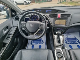 Honda Civic 1.8i-140кс-ШВЕЙЦАРИЯ-АВТОМАТ-Keyless-NAVI-FULL  , снимка 14