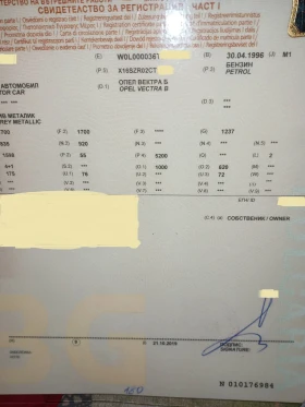 Opel Vectra B, снимка 6 — Bazar.bg Opel Vectra B, снимка 6