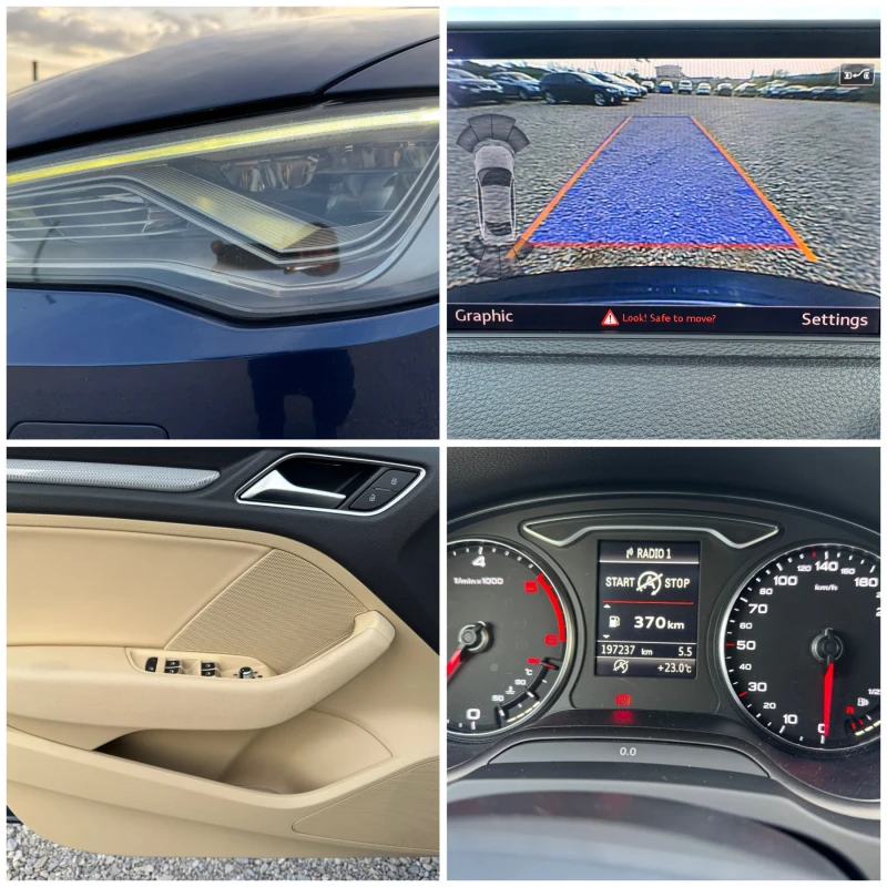 Audi A3 2.0 TDI 150 кс Седан ЕВРО 6 Ful led vision, снимка 17 - Автомобили и джипове - 49935524