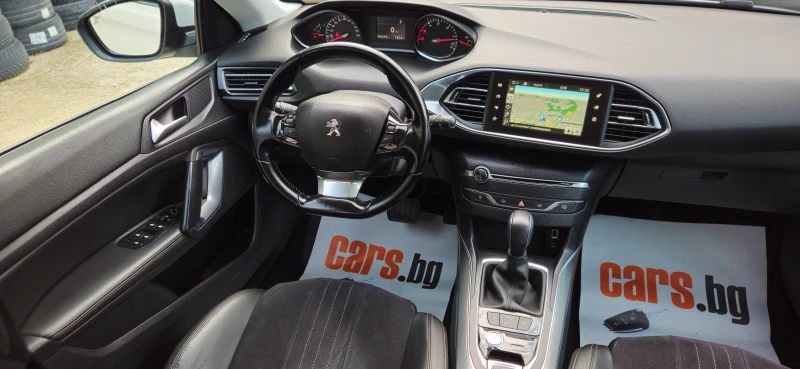 Peugeot 308 1, 6HDi-120kс* 2015г* АВТОМАТИК* LED* НАВИГАЦЯ* НО, снимка 9 - Автомобили и джипове - 52199088