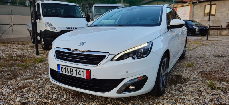 Peugeot 308 1, 6HDi-120kс* 2015г* АВТОМАТИК* LED* НАВИГАЦЯ* НО, снимка 3 - Автомобили и джипове - 52199088