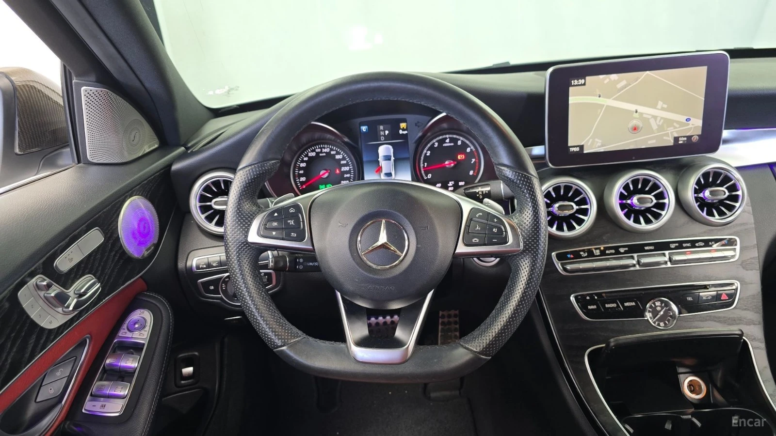 Mercedes-Benz C 200 4MATIC* BURMESTER* HEAD UP* DISTRO* LANE, снимка 10 - Автомобили и джипове - 55645737