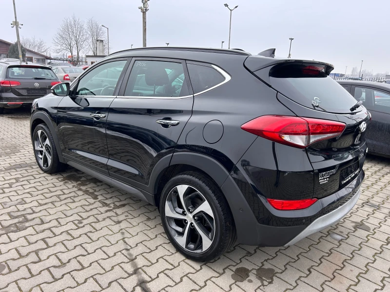 Hyundai Tucson 2.0CRDI 4WD AVTOMAT/NAVI/KOJA/PANORAMA EURO 6, снимка 8 - Автомобили и джипове - 48779872