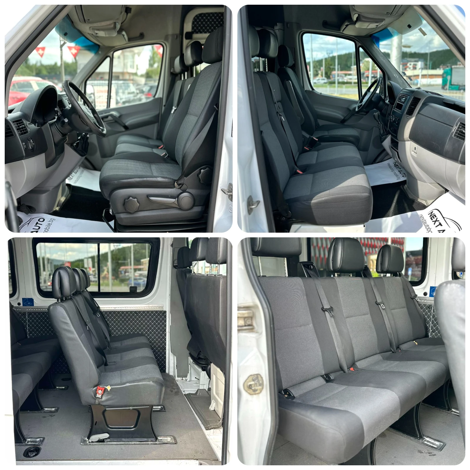 Mercedes-Benz Sprinter 319 3.0CDI 190HP 8+ 1 ТЕГЛИЧ EURO5, снимка 12 - Бусове и автобуси - 55929651