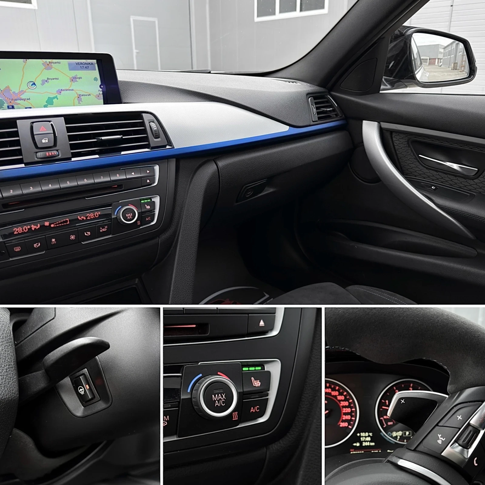 BMW 330 D/ M PERFORMANCE/ 8ZF SAT/ HeadUP/ SPORT+ / F1, снимка 12 - Автомобили и джипове - 54793913