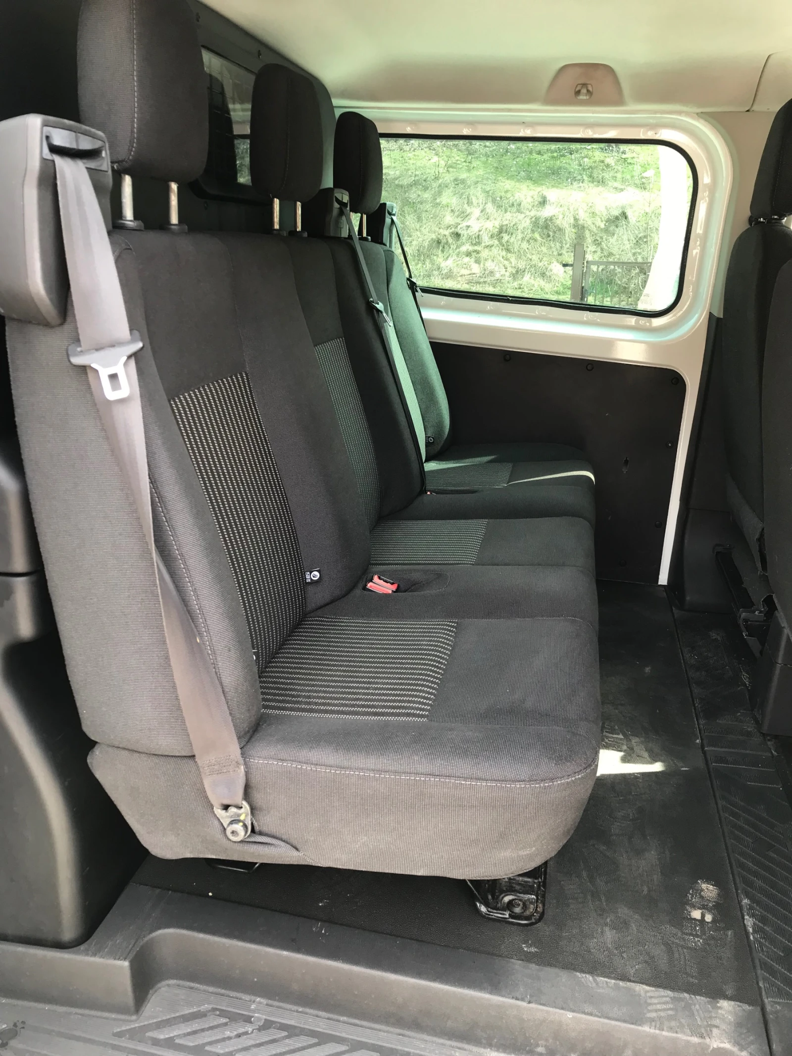 Ford Transit Custom 6 МЕСТЕН, МАКСИ БАЗА, снимка 14 - Бусове и автобуси - 53761515