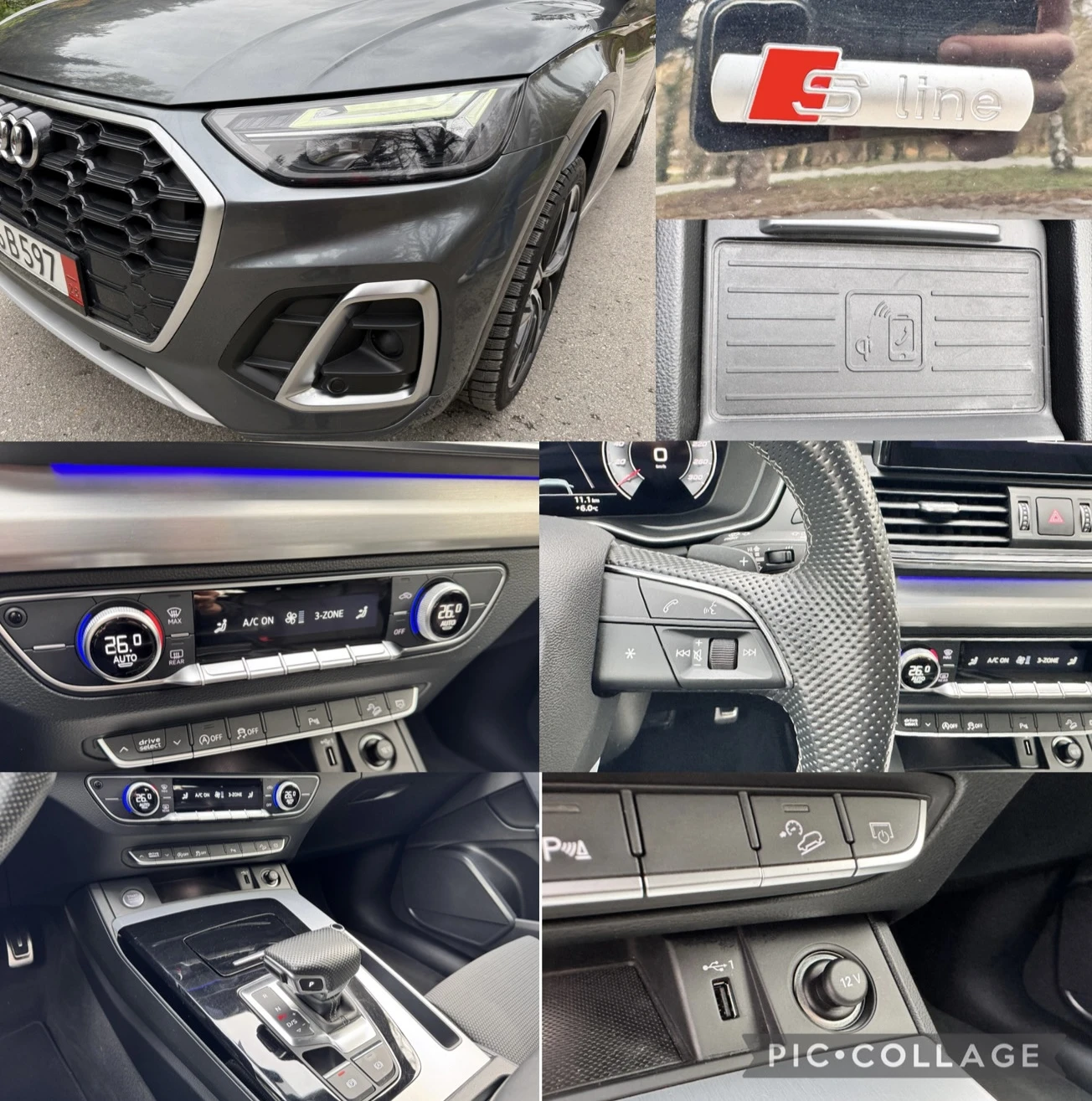 Audi Q5 4.0TDI* CAM* S-LINE* DIST* QUATTRO* MATRIX* FULL, снимка 13 - Автомобили и джипове - 54824778
