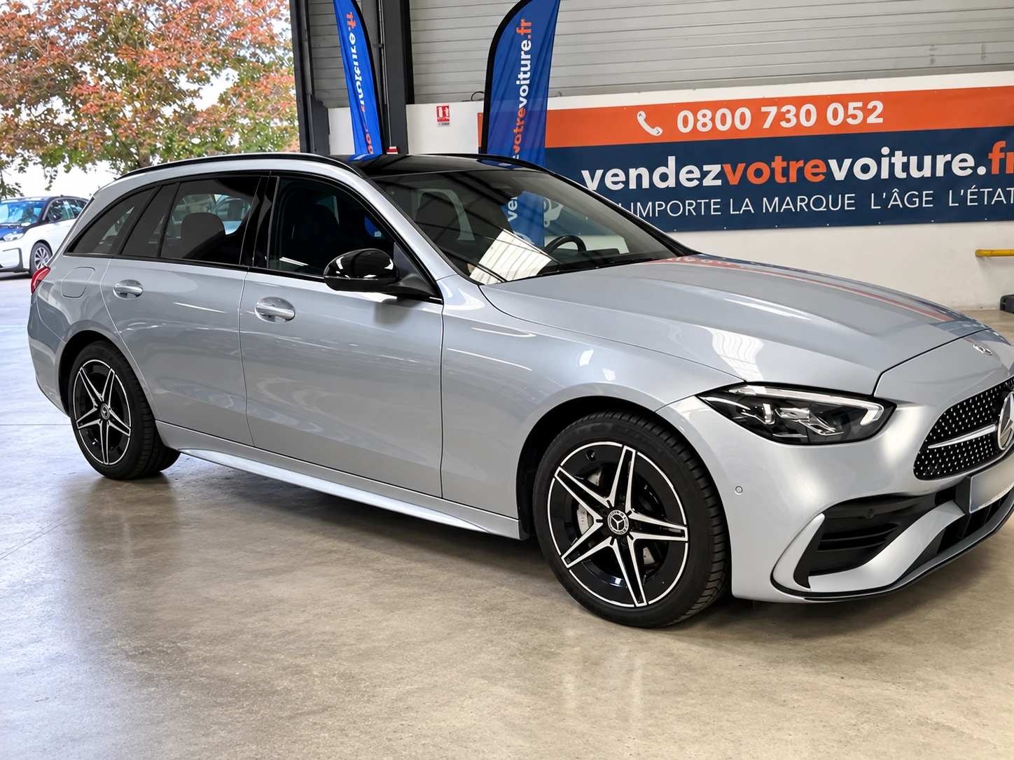 Mercedes-Benz C 300 E AMG LINE PHEV | 313 к.с | Сервизна ИСТОРИЯ , снимка 4 - Автомобили и джипове - 55922425
